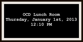 ocd lunch room
